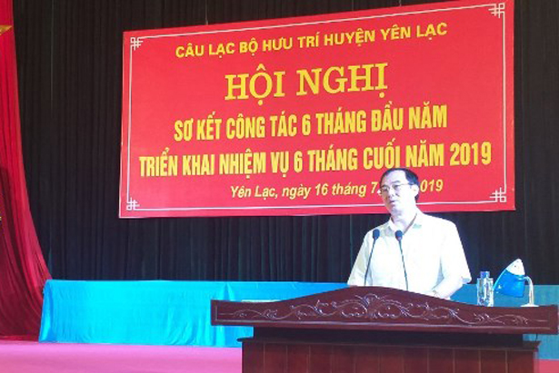 &Ocirc;ng Nguyễn Văn H&ugrave;ng, B&iacute; thư Huyện ủy Y&ecirc;n Lạc