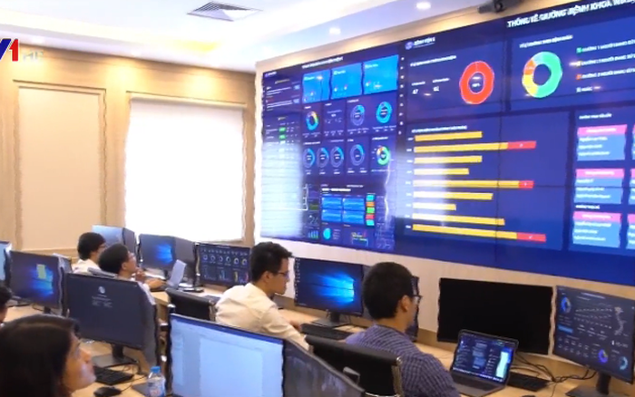 Trung t&acirc;m điều h&agrave;nh th&ocirc;ng minh của Bệnh vi&ecirc;n K (ảnh VTV)