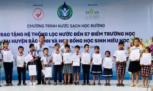 Nước sạch học đường đến với giáo viên, học sinh huyện Bắc Bình, Bình Thuận