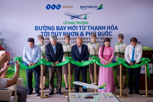 Bamboo Airways khai trương 3 đường bay mới kết nối Thanh Hóa – Quy Nhơn, Thanh Hóa – Phú Quốc, Vinh - Quy Nhơn
