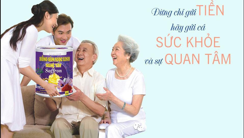 Thực phẩm d&agrave;nh cho chế độ ăn đặc biệt Hồng S&acirc;m Ngọc Linh nhụy hoa Nghệ T&acirc;y Saffron, m&oacute;n qu&agrave; dinh dưỡng qu&yacute; gi&aacute; d&agrave;nh tặng cha mẹ.