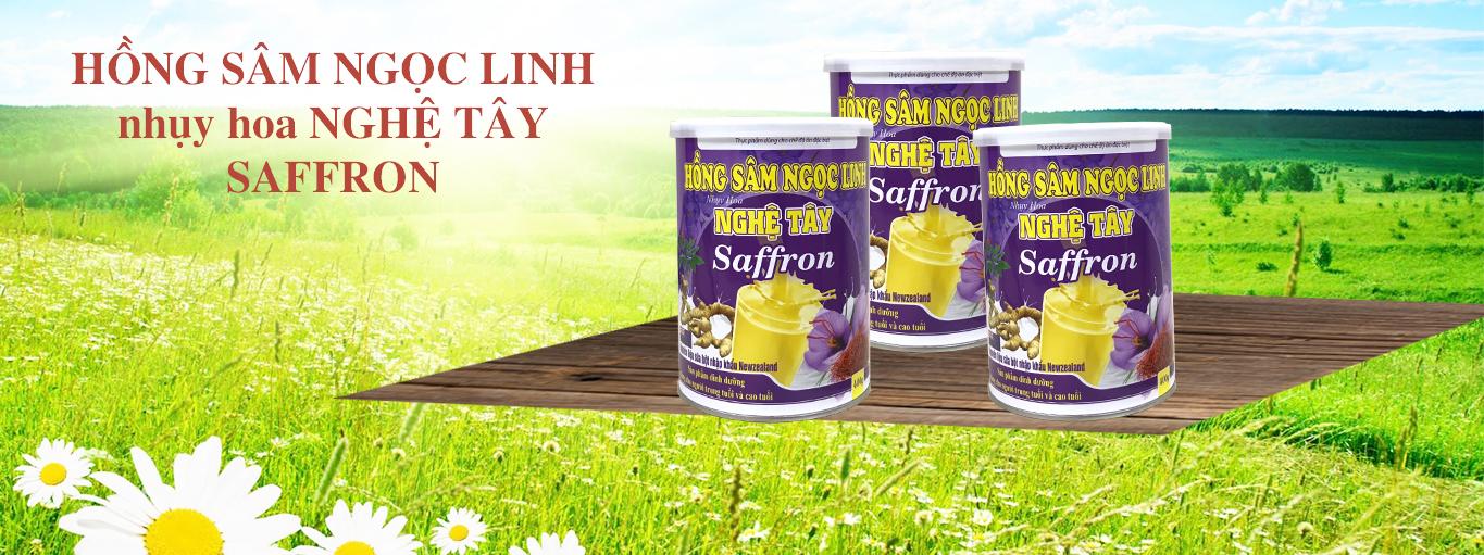 Hồng sâm Ngọc Linh nhụy hoa nghệ tây Saffron - món quà dinh dưỡng cho người cao tuổi