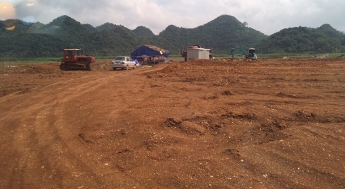 Huyện Thạch Thành, tỉnh Thanh Hóa: Dự án chưa có quyết định giao đất vẫn ngang nhiên thi công!?