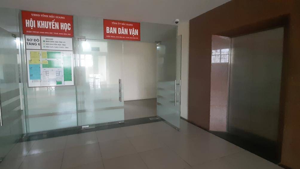Trụ sở l&agrave;m việc của Ban D&acirc;n vận Tỉnh ủy Bắc Giang