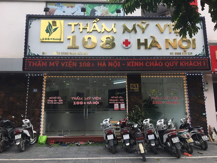 Thẩm mỹ viện 108 H&agrave; Nội số 63 đường Kh&uacute;c Thừa Dụ, phường Dịch Vọng, quận Cầu Giấy, TP H&agrave; Nội
