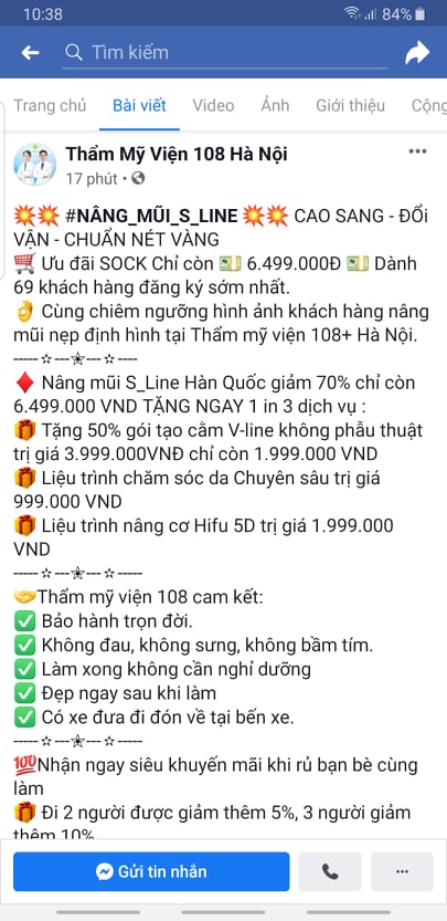 Ai cho ph&eacute;p TMV 108 H&agrave; Nội quảng c&aacute;o, h&agrave;nh nghề khi chưa được cấp ph&eacute;p?