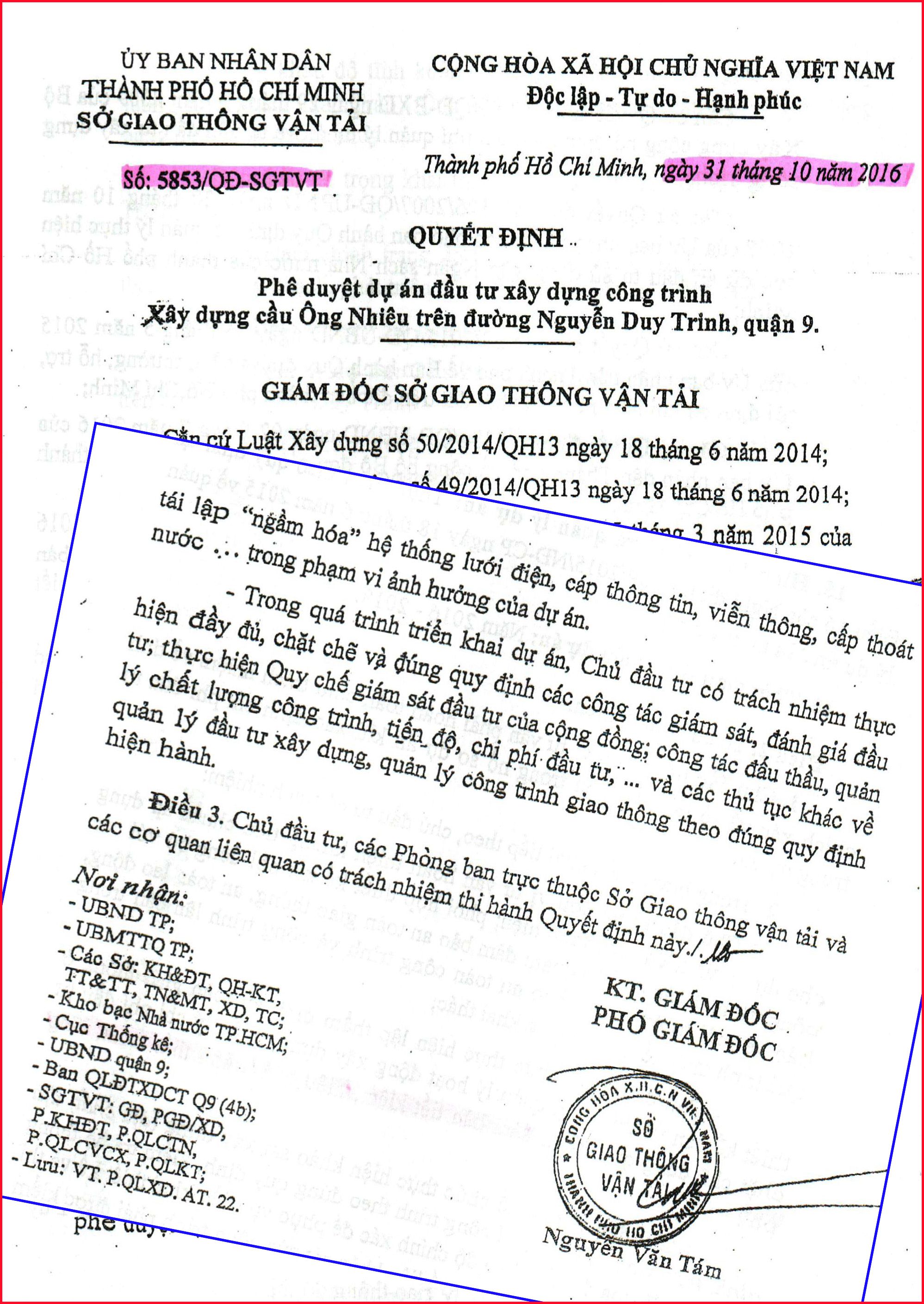 “Không ai trốn chạy khỏi lịch sử, sự thật và công lí !”