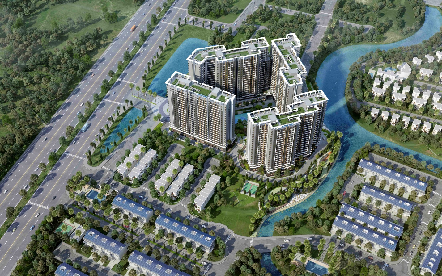 Nhiều dự &aacute;n bất động sản của c&aacute;c c&ocirc;ng ty Keppel Land, Khang Điền, Capitaland, Novaland&hellip; g&oacute;p phần thay đổi diện mạo khu Đ&ocirc;ng.