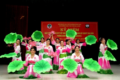 Phường Quan Hoa, quận Cầu Giấy, TP Hà Nội: CLB Dưỡng sinh tâm thể Hoa Xuân tròn 1 tuổi