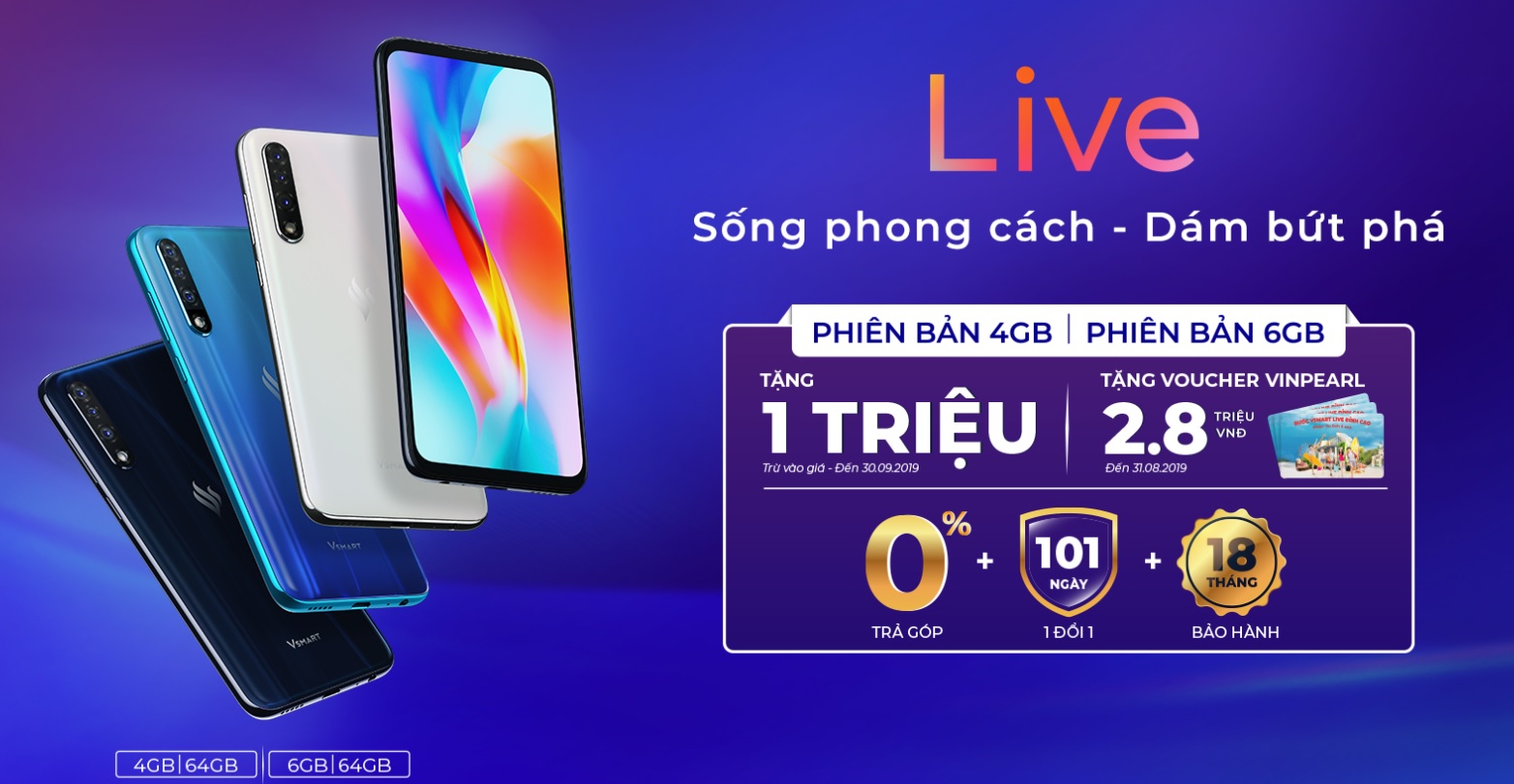 5 điểm ưu điểm vượt trội của smartphone Vsmart Live