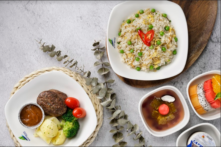 Ảnh 7: Niềm cảm hứng bất tận về h&agrave;nh tr&igrave;nh ẩm thực với c&aacute;c m&oacute;n ăn tr&ecirc;n khoang hạng Thương gia của Bamboo Airways