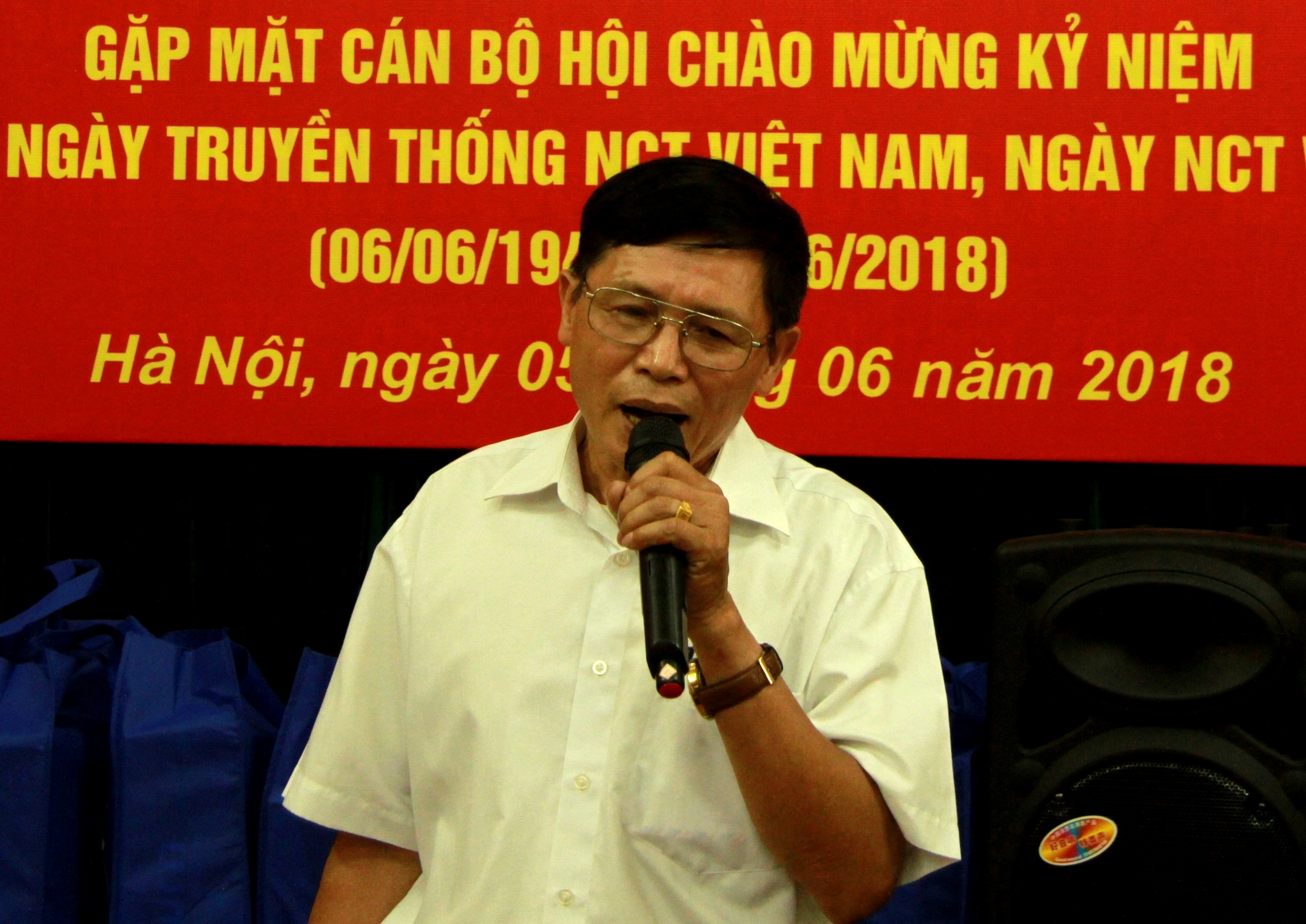 &Ocirc;ng L&ecirc; Văn Duy, Trưởng BĐD Hội NCT quận Ho&agrave;ng Mai