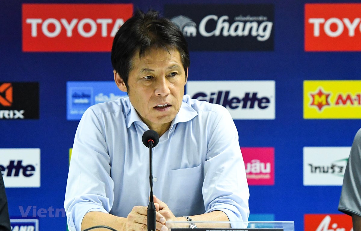 Huấn luyện trưởng tuyển Th&aacute;i Lan đ&aacute;nh gi&aacute; tuyển Việt Nam l&agrave; đối thủ kh&oacute; nhằn sau trận ho&agrave; tối 5/9 tại v&ograve;ng loại World Cup 2022. (Ảnh: Nguy&ecirc;n An)