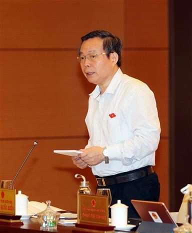 Ph&oacute; Chủ tịch Quốc hội Ph&ugrave;ng Quốc Hiển ph&aacute;t biểu. Ảnh: Trọng Đức/TTXVN