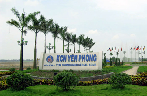 Khu c&ocirc;ng nghệp Y&ecirc;n Phong.