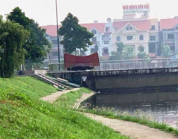 Hiện trường nơi ph&aacute;t hiện ra sự việc.