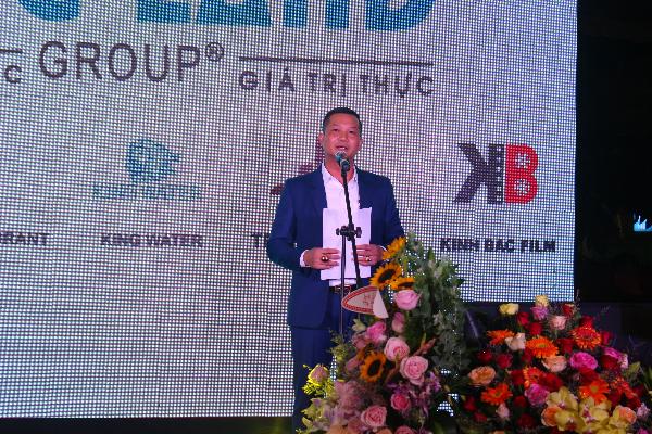 &Ocirc;ng Trịnh Quốc Hưng, Chủ tịch HĐQT King Group ph&aacute;t biểu tại buổi lễ