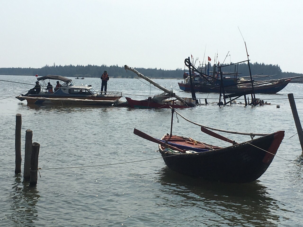 Đã tìm thấy thi thể nạn nhân trong vụ cháy tàu cá ở xã Hải Châu (Tĩnh Gia)