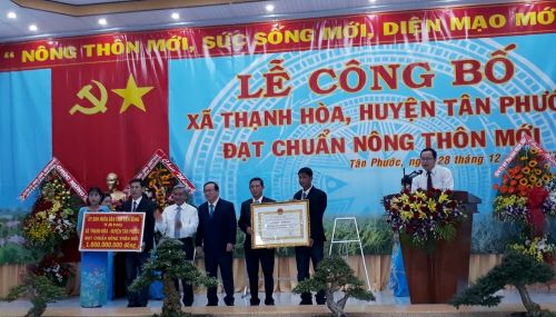 Huyện Tân Phước, tỉnh Tiền Giang: Chung sức xây dựng nông thôn mới