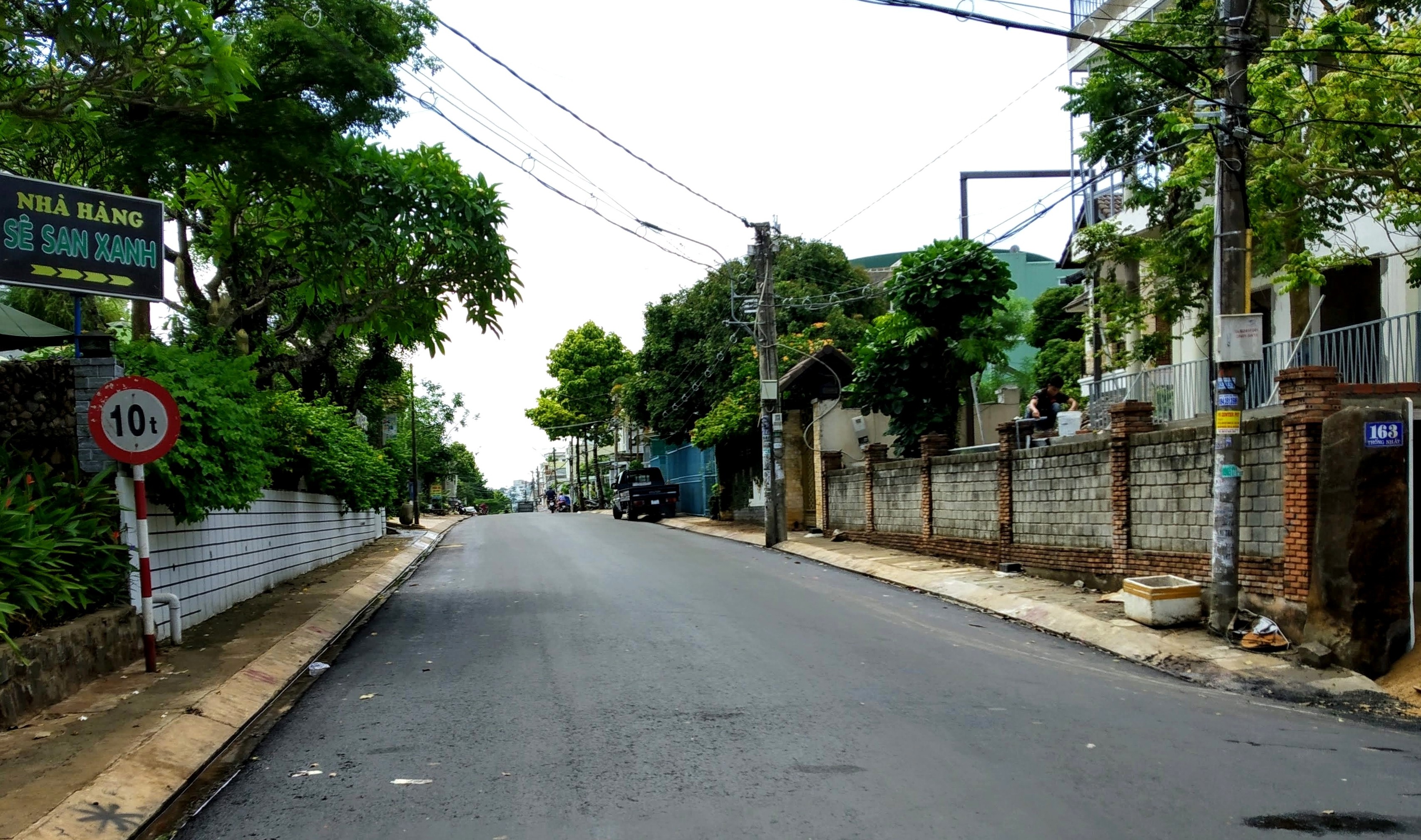 Đường s&aacute; n&acirc;ng cấp sạch đẹp