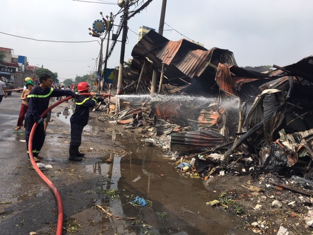 Thanh Hóa: Chợ Còng huyện Tĩnh Gia cháy rụi