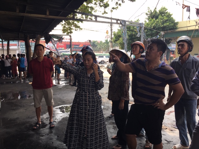 Thanh Hóa: Chợ Còng huyện Tĩnh Gia cháy rụi