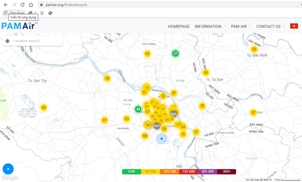 Kh&ocirc;ng kh&iacute; tại H&agrave; Nội đ&atilde;