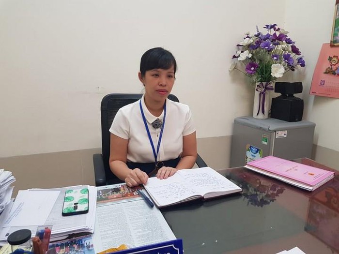 B&agrave; Thạch Bảo Kh&ocirc;i, Ph&oacute; Chủ tịch UBND phường Thanh Nh&agrave;n. (Ảnh: B&aacute;o PNVN)