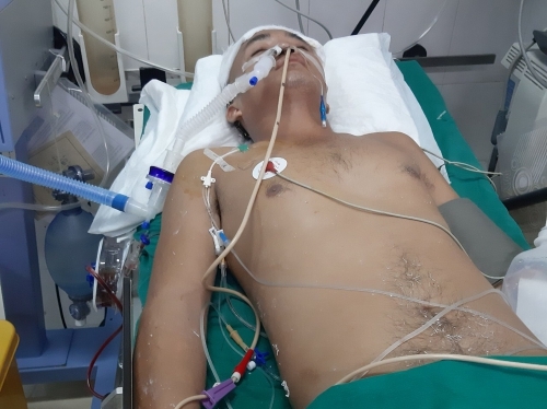 Gặp nạn hôn mê, bố mẹ già, anh chị tâm thần không người chăm sóc