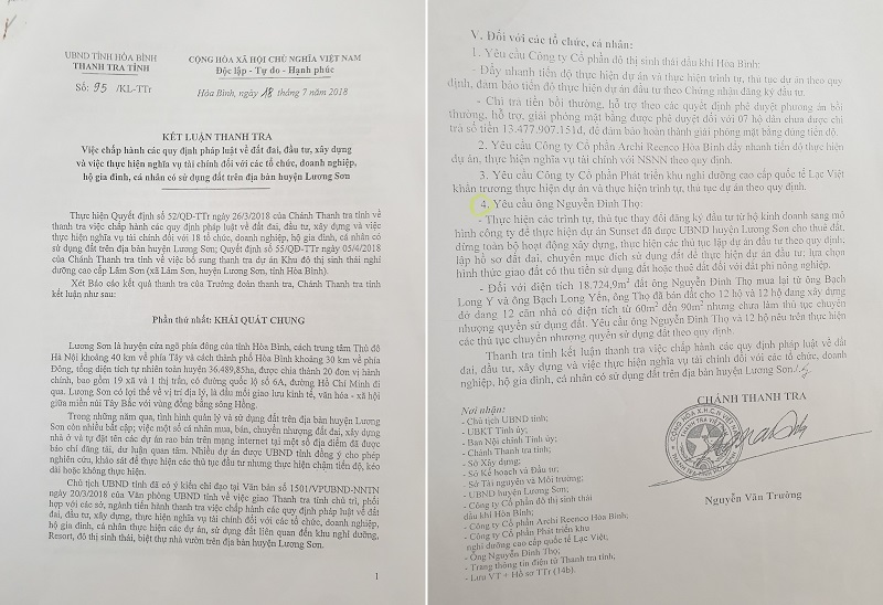 Lương Sơn (Hòa Bình): Nhiều vi phạm tại dự án Bảo vệ rừng, trồng rừng kết hợp khai thác du lịch sinh thái