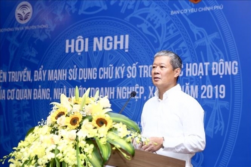 Gần 220.000 chứng thư số đã được triển khai cho các cơ quan Đảng, Nhà nước