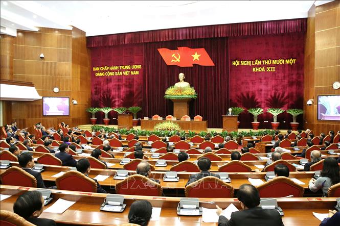 To&agrave;n cảnh phi&ecirc;n bế mạc hội nghị. Ảnh: Phương Hoa/TTXVN