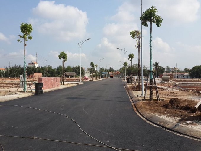 Một g&oacute;c hạ tầng của dự &aacute;n KDC Trường Lưu