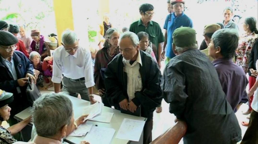 Kh&aacute;m sức khỏe cho NCT tỉnh Thừa Thi&ecirc;n - Huế. Ảnh IT