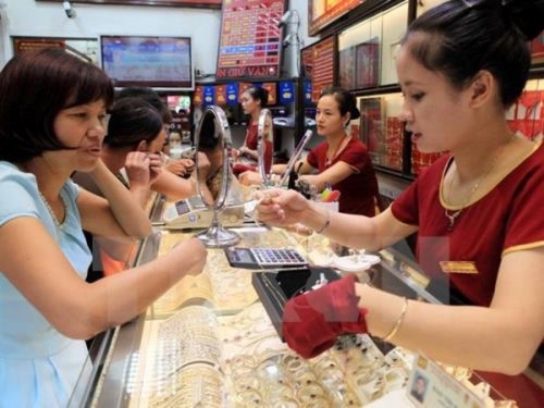 Giá vàng trong nước tăng 50.000 đồng/lượng