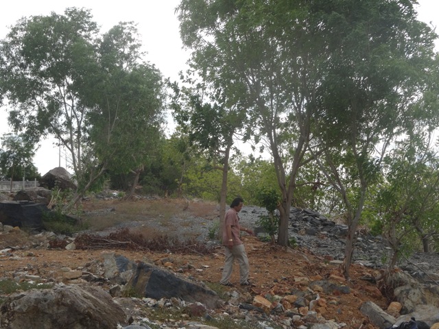 Hiện trường vụ tranh chấp đất đai