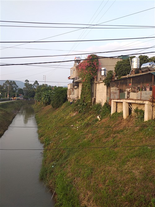 C&oacute; 8 số hộ gia đ&igrave;nh ở Khu Trại Cọ phường Đ&ocirc;ng Mai được ch&iacute;nh quyền cấp đất ở liền kề với k&ecirc;nh dẫn nước.