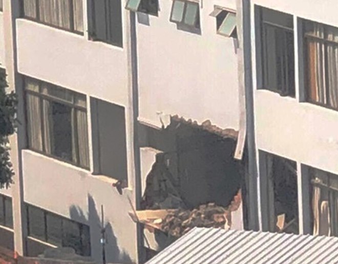 Hiện trường vụ nổ.