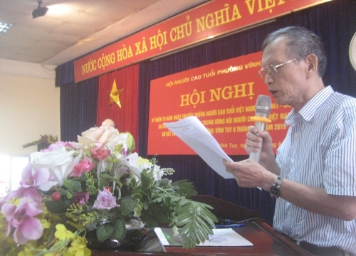 Báo Người cao tuổi hỗ trợ thiết thực cho cán bộ Hội