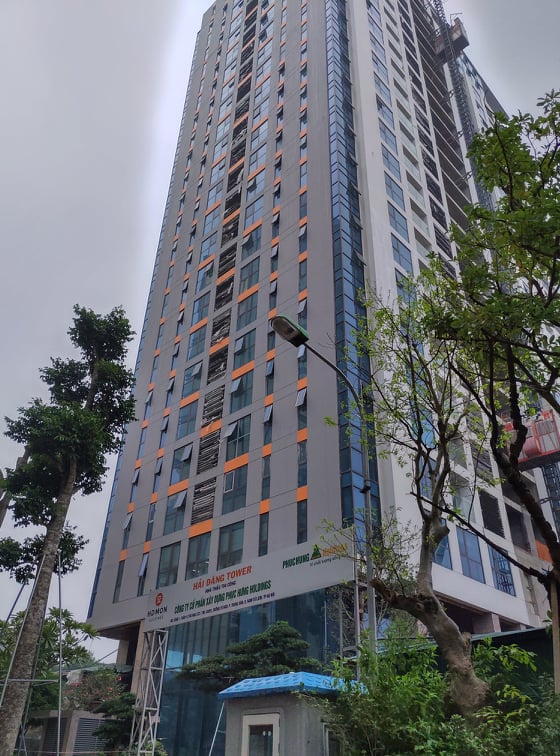 Một phần diện t&iacute;ch Dự &aacute;n Hải Đăng Tower đ&atilde; được đưa v&agrave;o sử dụng