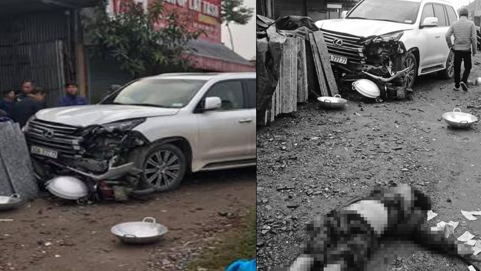 Hiện trường vụ tai nạn