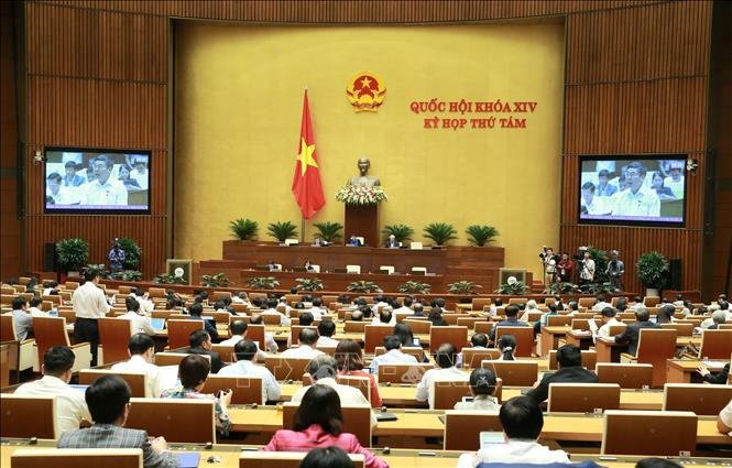 Quang cảnh phi&ecirc;n họp chiều 4/11/2019. Ảnh: Do&atilde;n Tấn/TTXVN