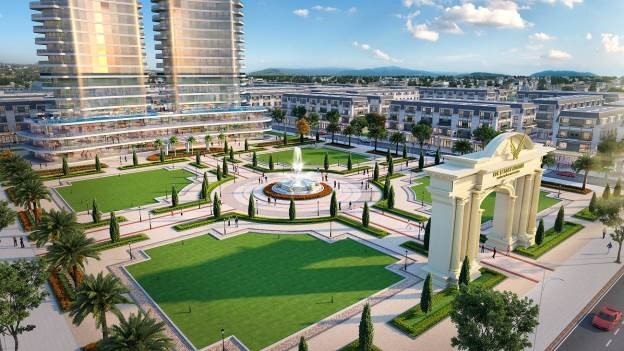 Ảnh 3: Quảng trường trung t&acirc;m Khu đ&ocirc; thị FLC Legacy Kontum