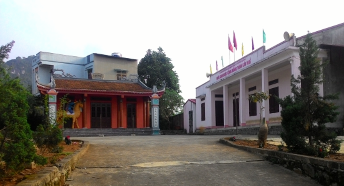 Nh&agrave; lưu niệm th&ocirc;n do gia đ&igrave;nh &ocirc;ng Nguyễn Tăng Đậu hỗ trợ ho&agrave;n to&agrave;n chi ph&iacute; x&acirc;y dựng.