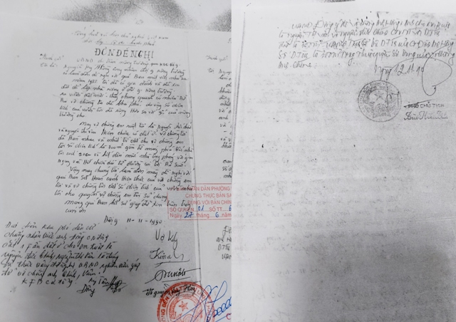 UBND TP Ch&iacute; Linh v&agrave; UBND phường Bến Tắm căn cứ v&agrave;o đơn đề nghị xin sử dụng đất của gia đ&igrave;nh &ocirc;ng Ch&iacute;nh, b&agrave; V&acirc;n, kh&ocirc;ng c&oacute; chữ k&iacute; x&aacute;c nhận của &ocirc;ng Hồng, b&agrave; Anh để trả lời khiếu nại, tố c&aacute;o