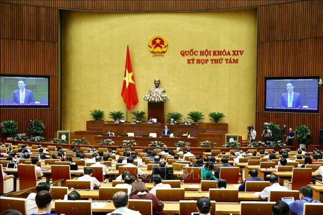 Quang cảnh phi&ecirc;n chất vấn chiều 08/11/2019. Ảnh: Dương Giang/ TTXVN