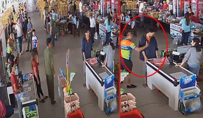 Sự việc được camera của trạm dừng nghỉ Hải Đăng ghi lại