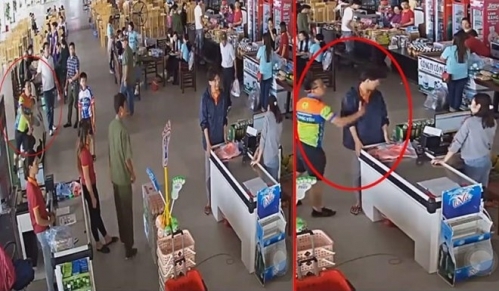 Đình chỉ công tác 1 tháng đối với Thượng úy tát nhân viên trạm dừng nghỉ