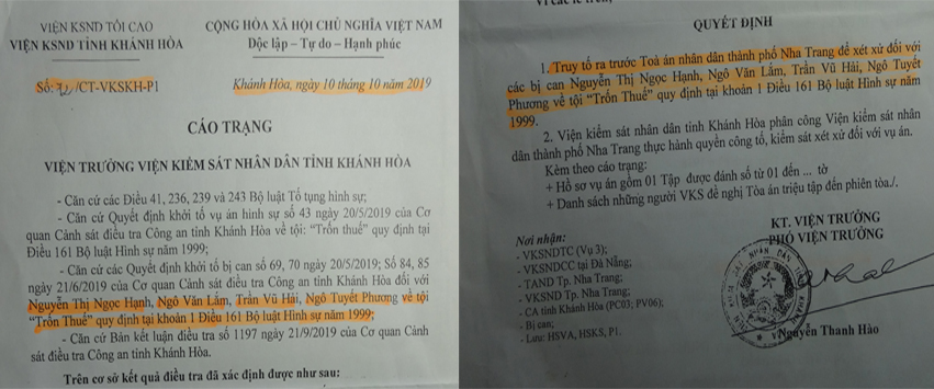 Ngày 13/11/2019 TAND TP Nha Trang sẽ đưa vụ án trốn thuế liên quan đến luật sư Trần Vũ Hải ra xét xử