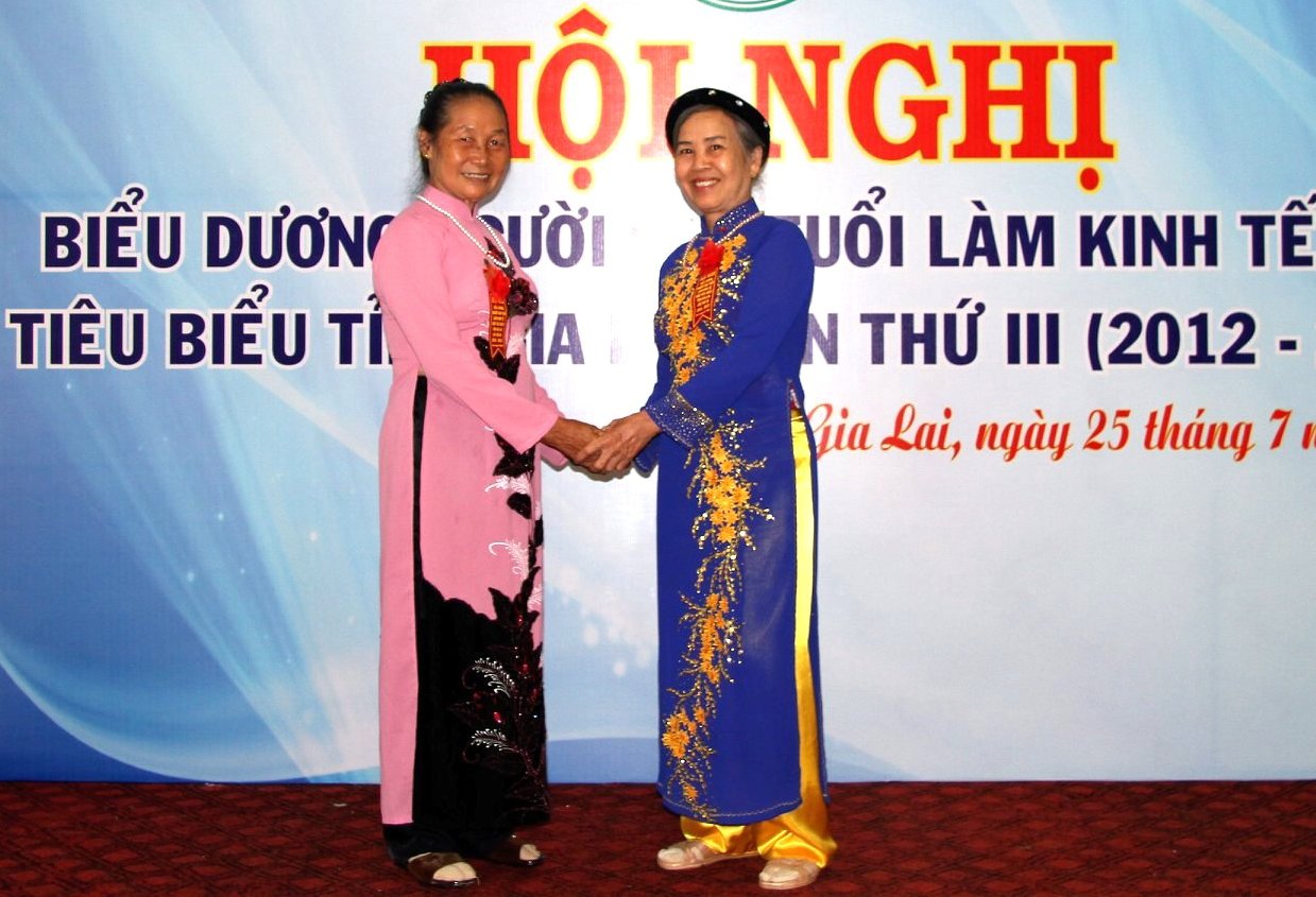 NCT ti&ecirc;u biểu tại hội nghị biểu dương NCT l&agrave;m kinh tế giỏi tỉnh Gia Lai